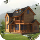 Wood House Design icône