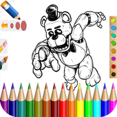 Color Book Five Nights At FNAF icône