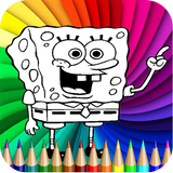 Spong Bob Coloring Book ikona