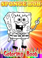 Spong Bob Coloring Book Affiche