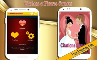 Citations et Phrases d'amour Plakat