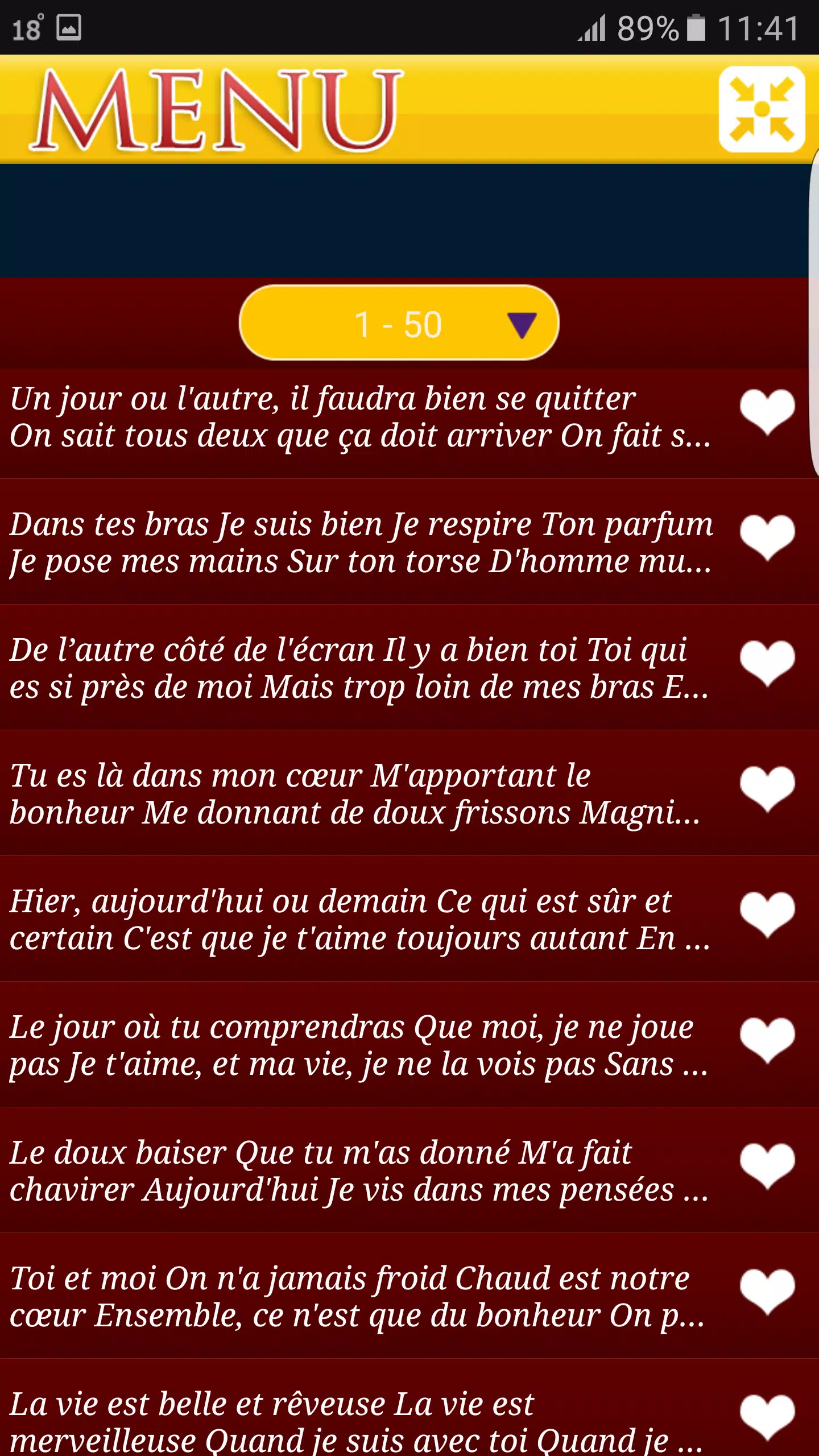 Poesie D Amour 16 For Android Apk Download