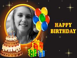 happy birthday photo frame captura de pantalla 3