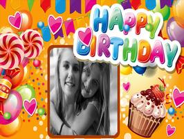 happy birthday photo frame скриншот 1