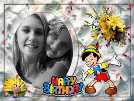 happy birthday photo frame скриншот 2