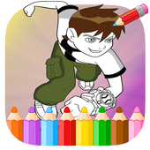 Coloring Book For ban 10 icon