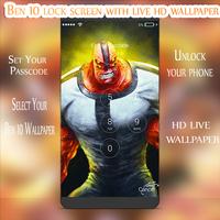 Ben Lock Screen 10 With HD Live Wallpaper स्क्रीनशॉट 1