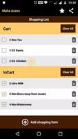 Shopping  & Grocery List โปสเตอร์