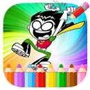 coloring pages for 10 Titan go APK