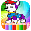 Patrol coloring pages for poppy paws APK