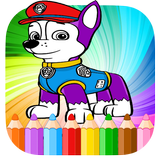 Patrol coloring pages for poppy paws icon