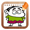 How To draw Shin Chan Easy icon