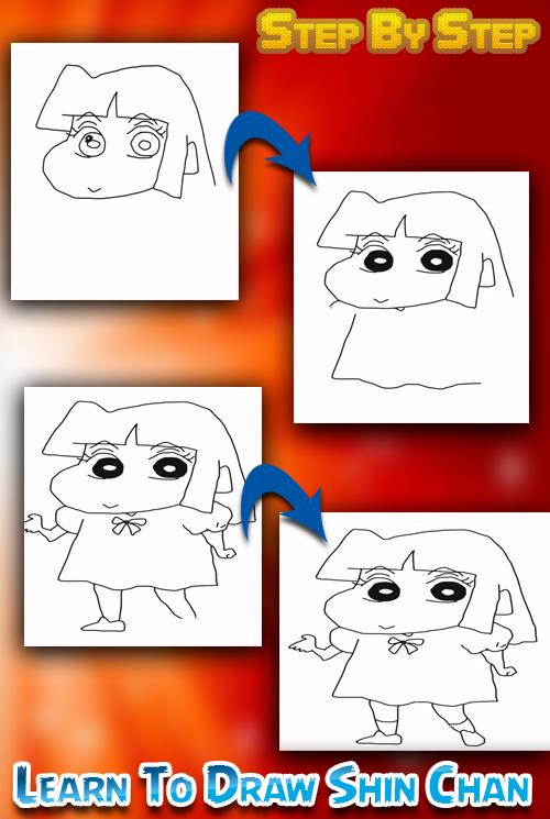 Android İndirme için How To draw Shin Chan Easy APK