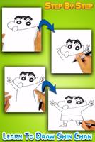 How To draw Shin Chan Easy Poster