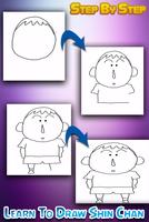 How To draw Shin Chan Easy ảnh chụp màn hình 1