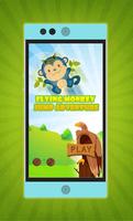 Flying monkey jump Adventure Affiche