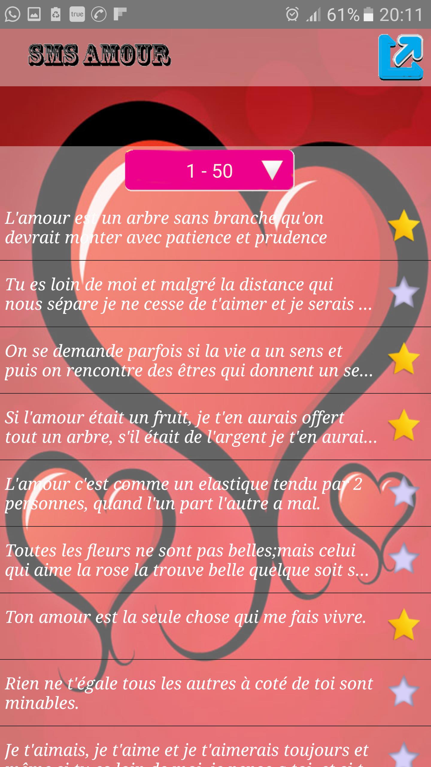 15 000 Messages Sms D Amour For Android Apk Download