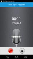 Super Voice Recorder captura de pantalla 1