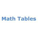 Simple Math Tables Multiply icon