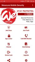 WeSecure Antivirus plakat