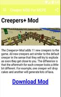 Creeper MOD For MCPE. capture d'écran 2