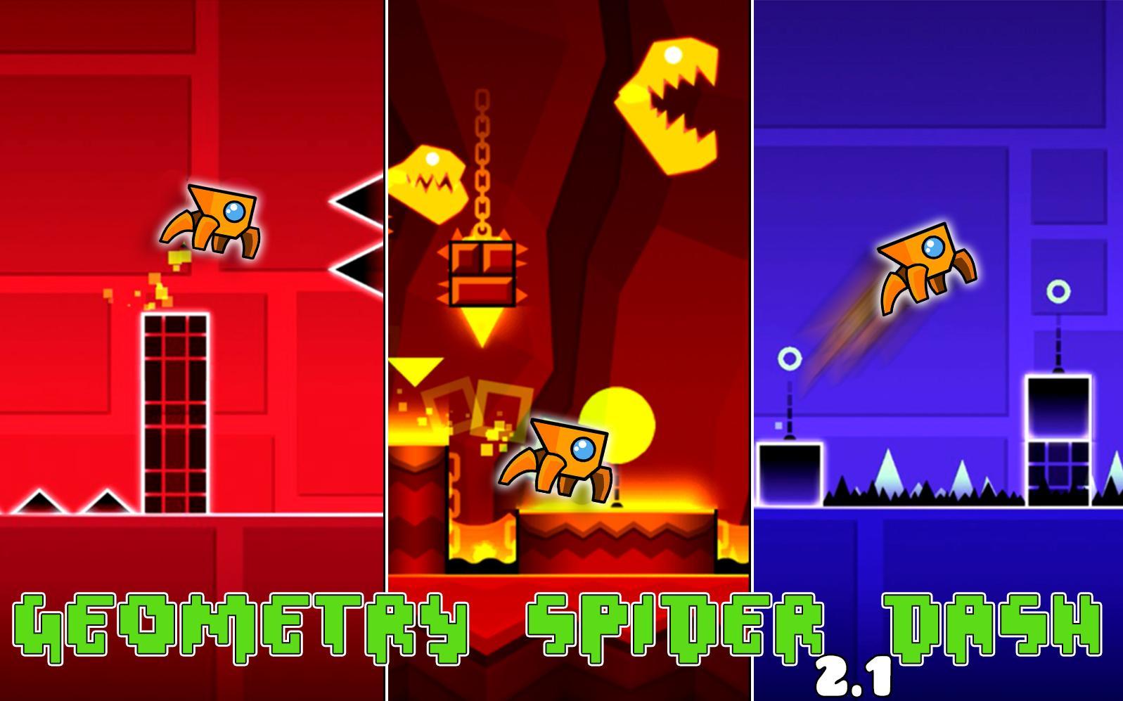 Geometry Spider Dash For Android Apk Download - geometry dash lite geometry spider dash roblox android png