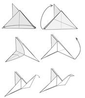 Tutoriels géométriques d'origami Affiche