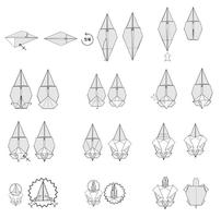 Tutoriels géométriques d'origami capture d'écran 2