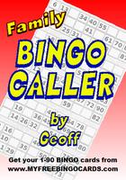 Family Bingo Caller Plakat