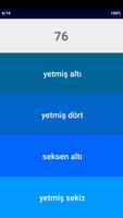 Turkish Number Whizz স্ক্রিনশট 1