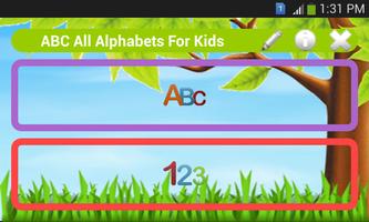 ABC All Alphabets For Kids Affiche