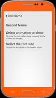 2 Schermata My Name Live Wallpaper