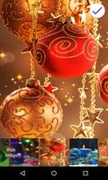 برنامه‌نما Christmas Balls Lock Screen عکس از صفحه