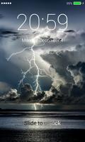 Thunderstorm Lock Screen اسکرین شاٹ 3