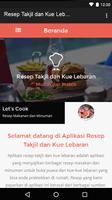 Resep Takjil dan Kue Lebaran постер