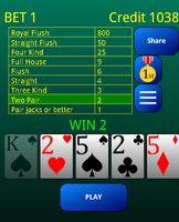 Video Poker Free تصوير الشاشة 1