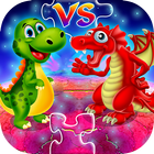 Dinosaur VS Dragon Puzzle: Jigsaw Free Games иконка