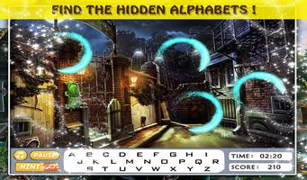 Hidden Object Games: Missing Alphabets Mystery capture d'écran 3