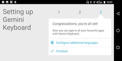 Gemini Keyboard screenshot 1