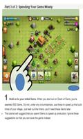 Gems For Clash of Clans COC Affiche