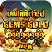GEMS FOR CLASH OF CLANS PRANK icon