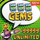 Unlimited Gems For Clash Royale : Prank APK