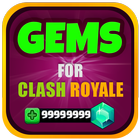 Gems Clash Royale Prank icône