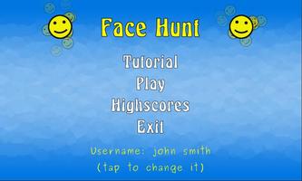 FaceHunt Plakat