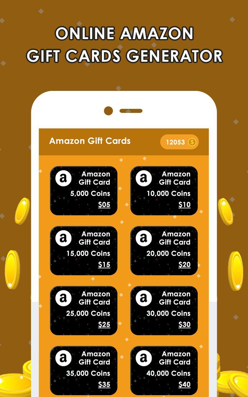 Online Amazon Gift Cards Generator For Android Apk Download