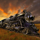 Locomotive Train Railroads New Jigsaw Puzzle icône