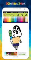 Learn Coloring Character Crayon Shin-chan Screenshot 1