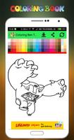 Ben Ten Coloring Games for Kids Ekran Görüntüsü 2