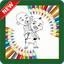 Mewarnai Upin Ipin - Menggambar Lukisan untuk Anak APK