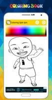 Mewarnai Upin Ipin - Menggambar Lukisan untuk Anak 截圖 2